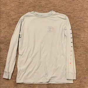 Billabong long sleeve mint blue T-shirt